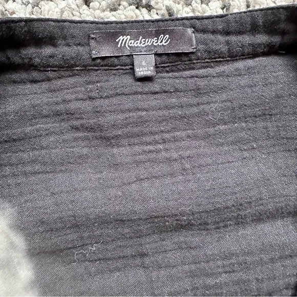 Madewell Tiered Button Front Midi Dress - Picture 3 of 7